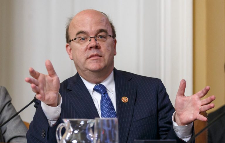 Rep. Jim McGovern, D-Mass., urged the House on Wednesday to vote against a rule governing debate on the defense policy bill. (AP Photo/J. Scott Applewhite, File)