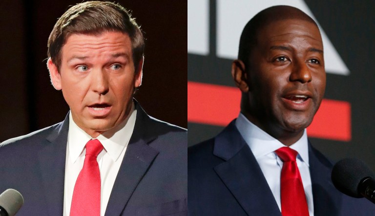 Ron DeSantis and Andrew Gillum