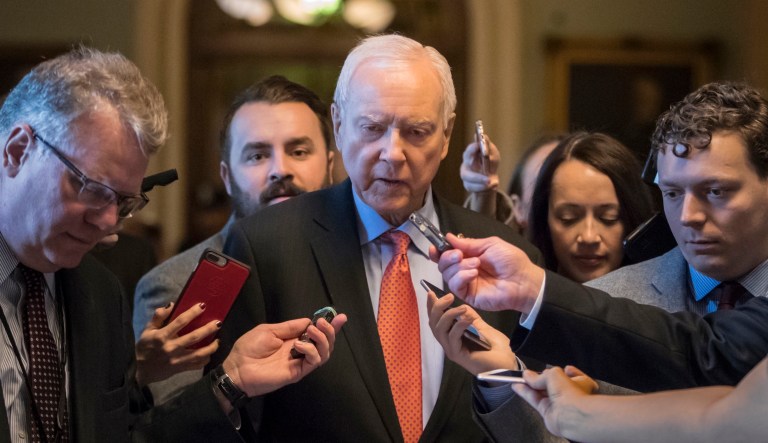 Sen. Orrin Hatch, R-Utah, introduced the Students, Teachers, and Officers Preventing, or STOP, School Violence Act on Monday. (AP Photo/J. Scott Applewhite)