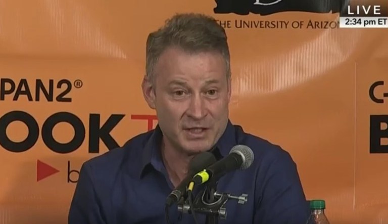 Timothy Egan, an opinion writer at the New York Times, is seen at an event.