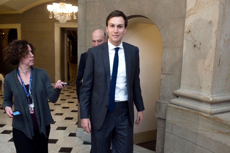 Democrats ask whether Kushner will recuse himself from policy issues that might intersect with his financial interests. (AP Photo/Cliff Owen)