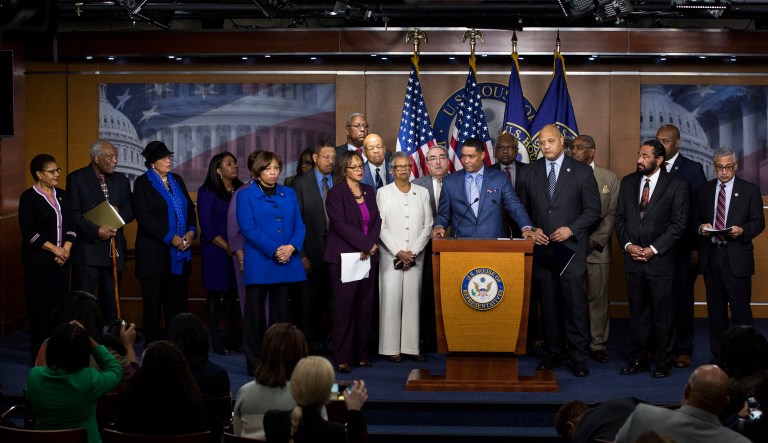 Members of the Congressional Black Caucus have for years sought to add to Obamacare through healthcare provisions targeting racial disparities, but they are now focused on more narrow efforts for passage, even as lawmakers are seeking solutions for addressing racial tensions. (AP Photo/Zach Gibson)