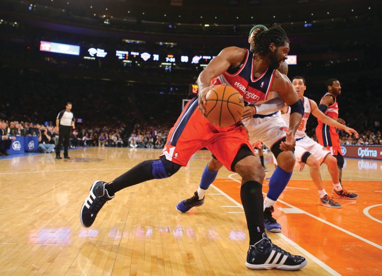 Al Bello/Getty Images
Nene reportedly will not play in the Wizards' final two games after being worn down by injuries most of the season.
