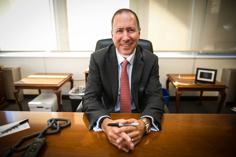 Rob Nichols, president of the American Bankers Association,Â spoke with the Washington Examiner after completing a West Coast swing to meet with state bank associations. (Graeme Jennings/Washington Examiner)