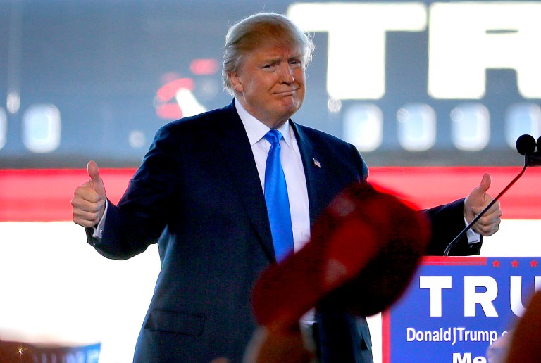 New Hampshire represents the second contest in the GOP primary and Donald Trump currently leads most polls in the state by double digits. (AP Photo/Matt York)