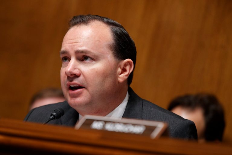 Sen. Mike Lee, R-Utah, said his fellow Republicans should repeal Obamacare before agreeing on a replacement. (AP Photo/Evan Vucci)