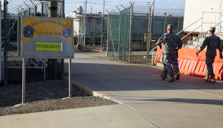 Sixteen years after the Sept. 11, 2001, attacks, five of the accused terrorists are still awaiting trial and are still being held in detention at the Guantanamo Bay facility in Cuba. (AP Photo/Ben Fox)