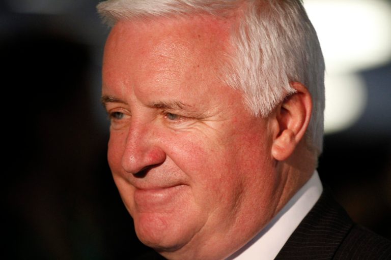 Pennsylvania Governor Tom Corbett attends an awards banquet at Heinz Field on April, 18, 2013 in Pittsburgh. (AP Photo/Gene J. Puskar