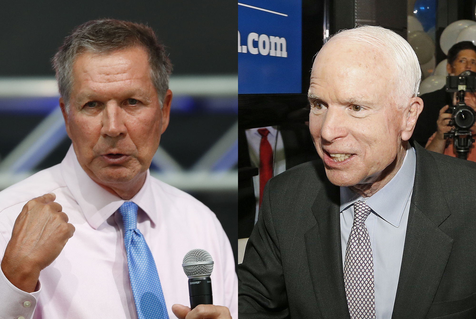 John Kasich admits he voted for John McCain