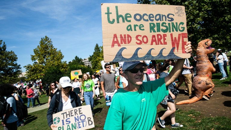 The "Youth Climate Strike" in Washington D.C.