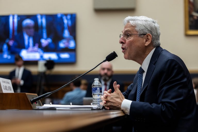 Merrick Garland testifies before the House Judiciary Committee in the Rayburn House Office Building on Sept. 20, 2023.