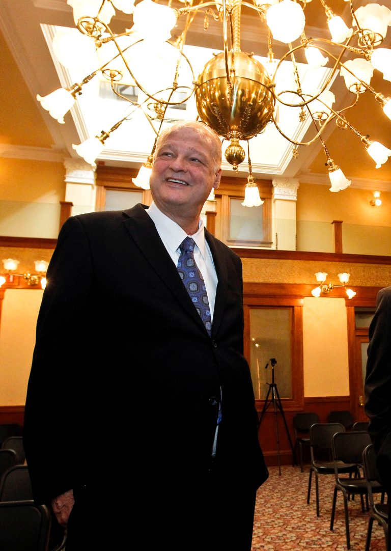 FILE -This Dec. 3, 2012 file photo shows Arizona Attorney General Tom Horne at the Historic Senate Chambers at the Capitol in Phoenix. Horne is being investigated by the State Bar over allegations stemming from an investigation into alleged campaign finance violations. (AP Photo/Ross D. Franklin, File)