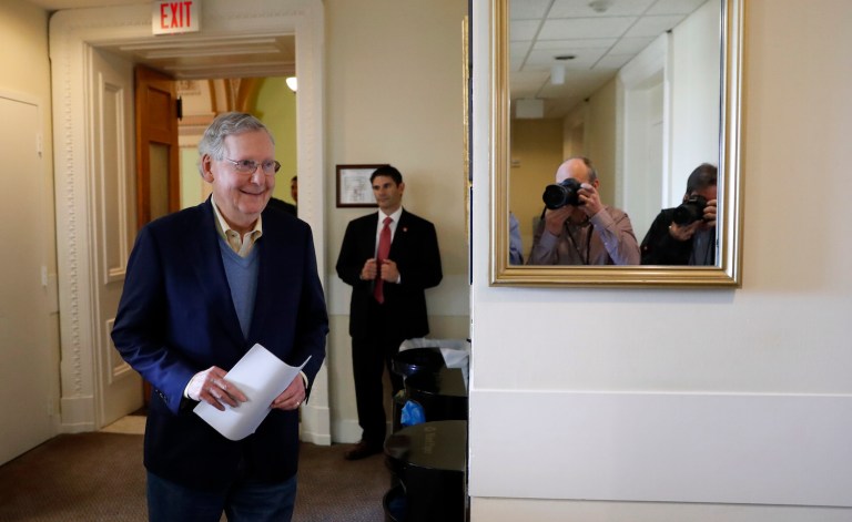 Trump will fill the vacancy, just as Democrats tried in vain to warn voters at one point during the election. (AP Photo/Alex Brandon)