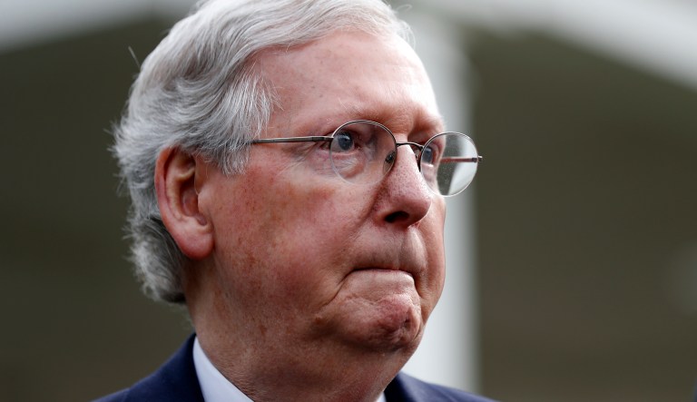 The changes come less than a day after Senate Majority Leader Mitch McConnell met with key centrist holdouts on the bill. (AP Photo/Alex Brandon)