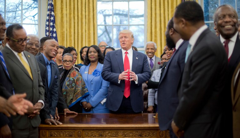 The White House named Johnathan Holifield, a University of Cincinnati graduate, to be the executive director of its initiative on Historically Black Colleges and Universities. (AP Photo/Pablo Martinez Monsivais)