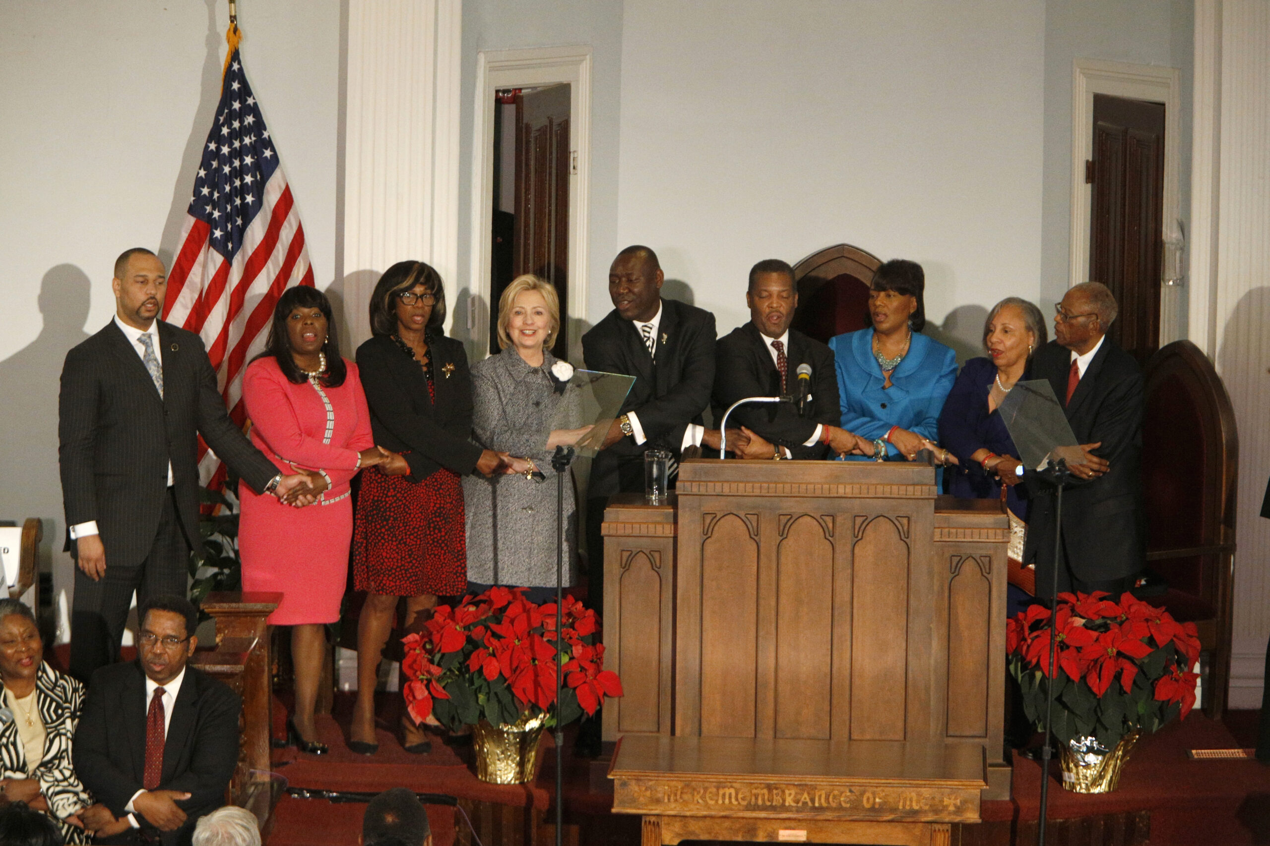 Clinton talks gun control, civil rights on Rosa Parks anniversary