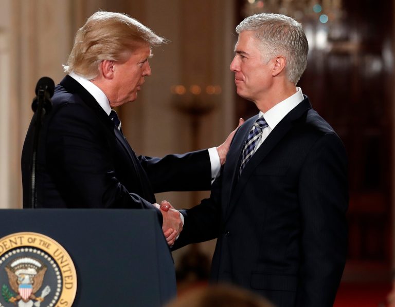 Judge Neil Gorsuch was one of 21 potential candidates for the Supreme Court vacancy. (AP Photo/Carolyn Kaster)