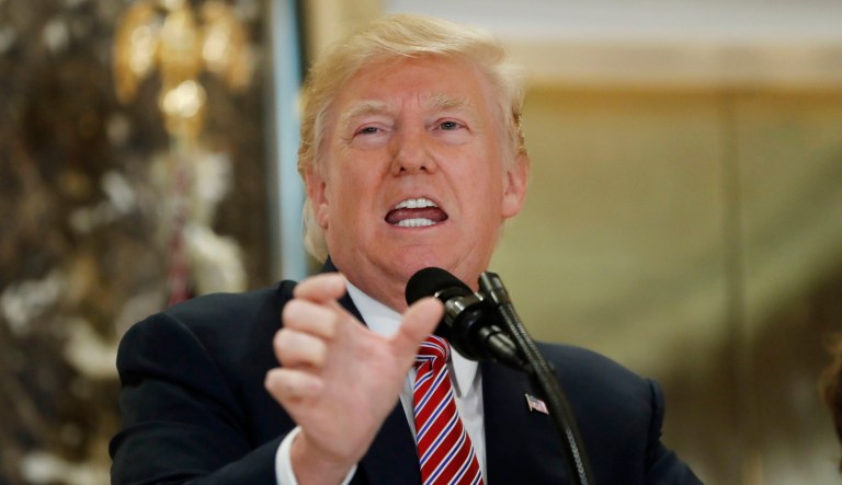 President Trump was wrong not to condemn neo-Nazis on Saturday. But he is right to condemn the statue fanatics. (AP Photo/Pablo Martinez Monsivais)