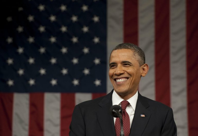 President Obama delivers his State of the Union address before a joint session of Congress on Capitol Hill January 24, 2012 in Washington, DC. (Photo by Saul Loeb-Pool/Getty images)