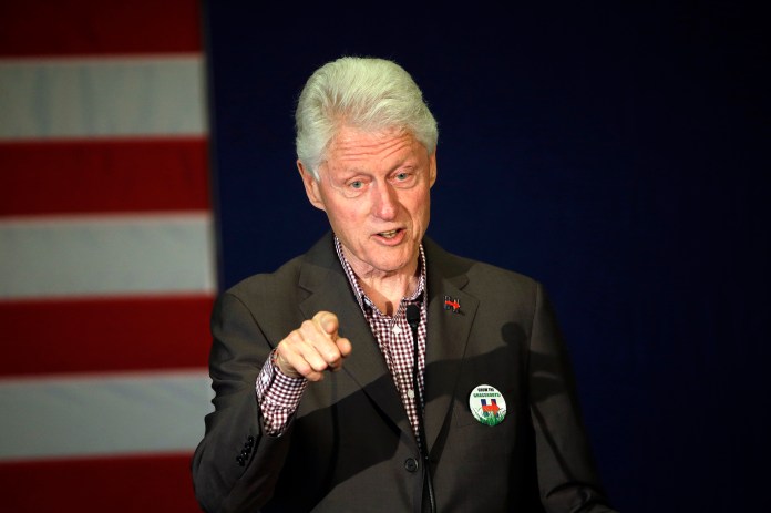 Bill Clinton is slated to speak in the traditional Tuesday-night slot reserved for candidates’ spouses at the convention, where he will deliver an address on Hillary Clinton’s dedication to children and families. (AP Photo/Don Ryan)