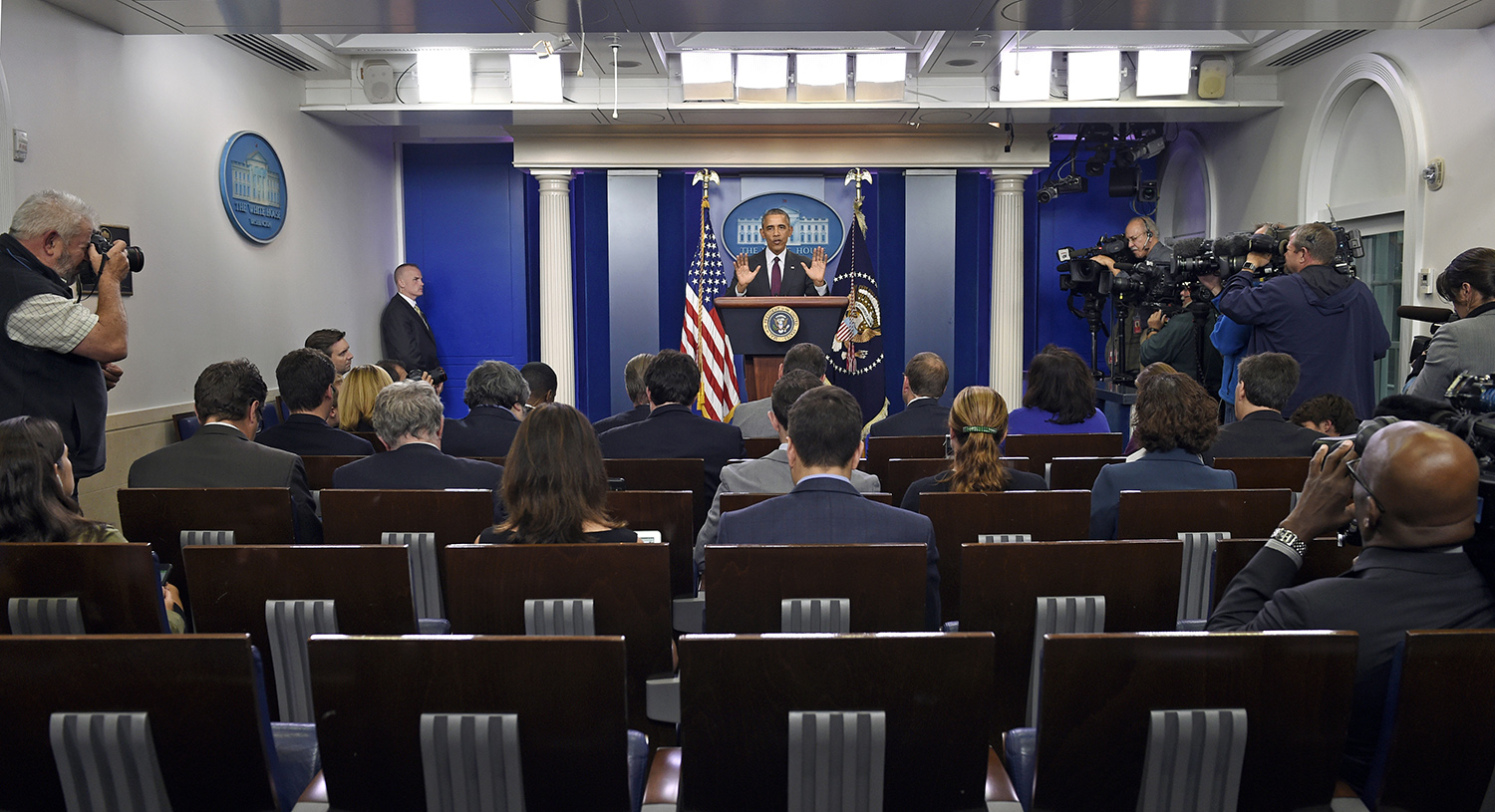 Media hysteria over Trump’s possible changes to White House briefing