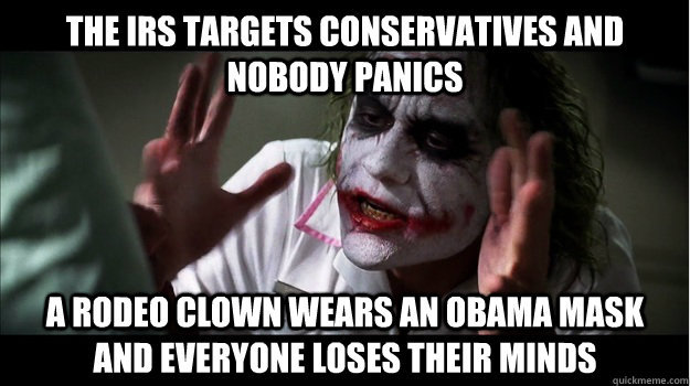 Monday meme: Rodeo clown