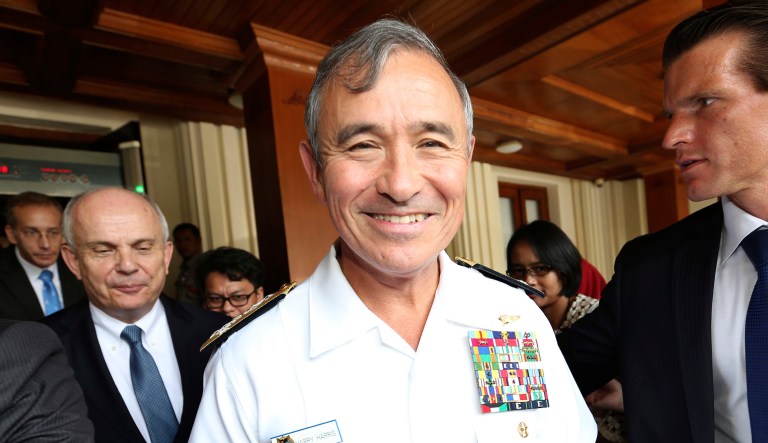 The Trump administration is considering appointing Adm. Harry Harris, head of U.S. Pacific Command, as the next ambassador to Australia, according to a report. (AP Photo/Tatan Syuflana)