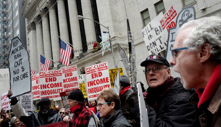 The tax bill Republicans are passing is deeply unpopular precisely because people don't believe it is a tax cut. Here's something you simply wouldn't know from reading the media accounts of the bill: This bill will shift a greater portion of the federal tax burden onto the wealthy. (AP Photo/Mark Lennihan)