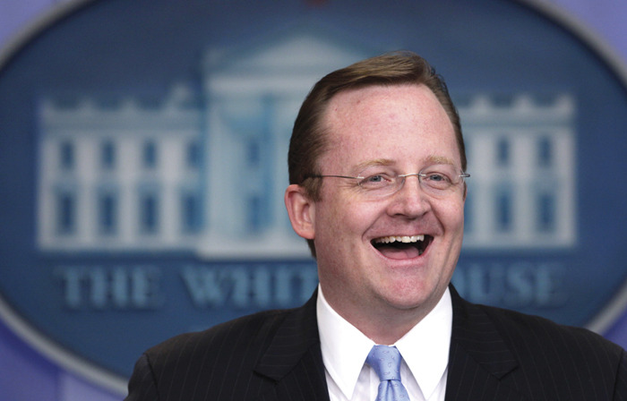 White House press secretary Robert Gibbs speaks during his daily news briefing in 2011, in Washington. (AP Photo/Carolyn Kaster)