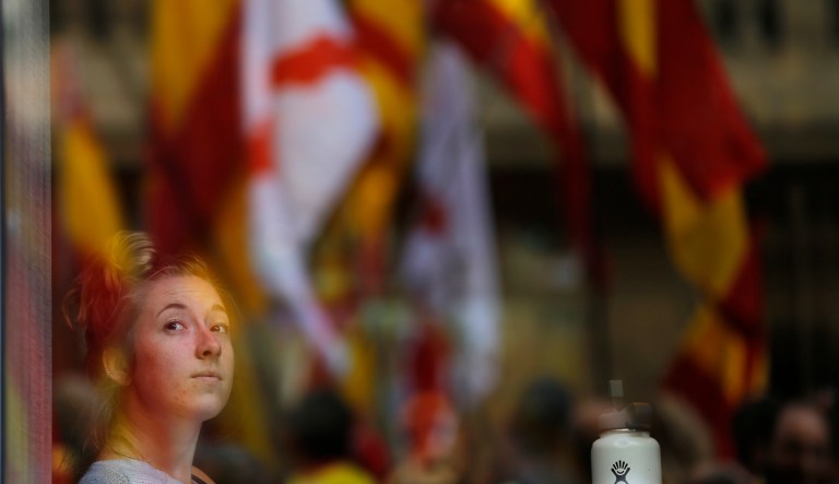 There's been relative quiet from Washington, but Catalonia's representative to the U.S. says that's not necessarily a bad thing as the region maintains behind-the-scenes contacts. (AP Photo/Francisco Seco)