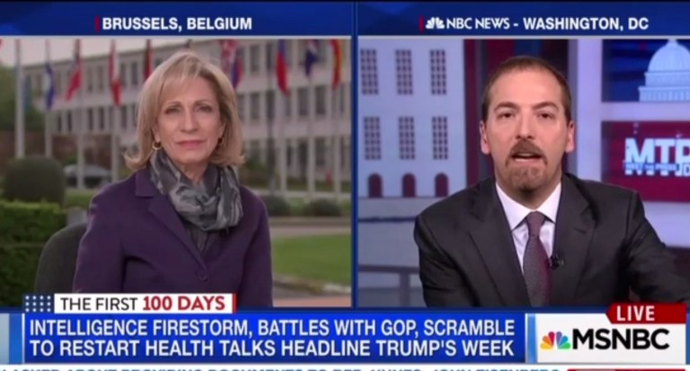 Mainstream Scream: Chuck Todd says Trump has the world ‘panicked’