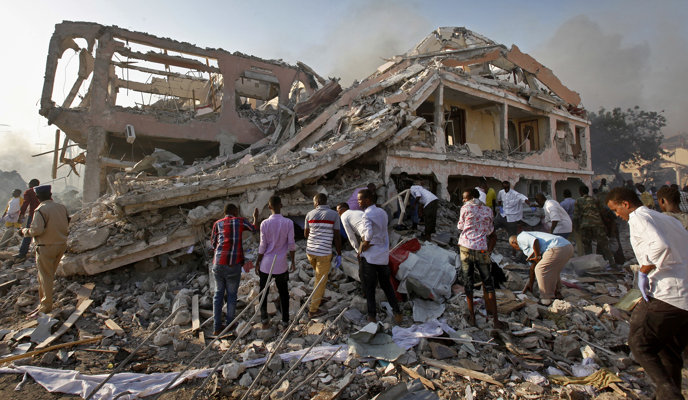 Death toll from blast in Somalia’s capital rises to 189