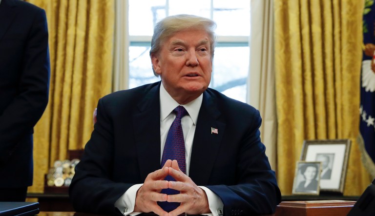 The lawsuit is the first to be filed against the Trump administration's guidelines on Medicaid work requirements. (AP Photo/Carolyn Kaster)