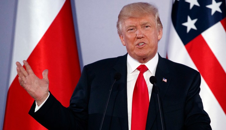 President Trump hinted Thursday that his administration has considered 