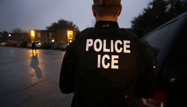 Lukasz Niec, an internal medicine doctor for Bronson HealthCare in Kalamazoo, Mich., was taken into custody on Tuesday after immigrating from Poland with his parents when he was three years old, according to his wife Rachelle. (AP Photo/LM Otero, File)