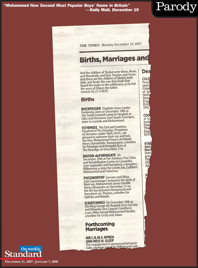 Mohammeds as far as the eye can see