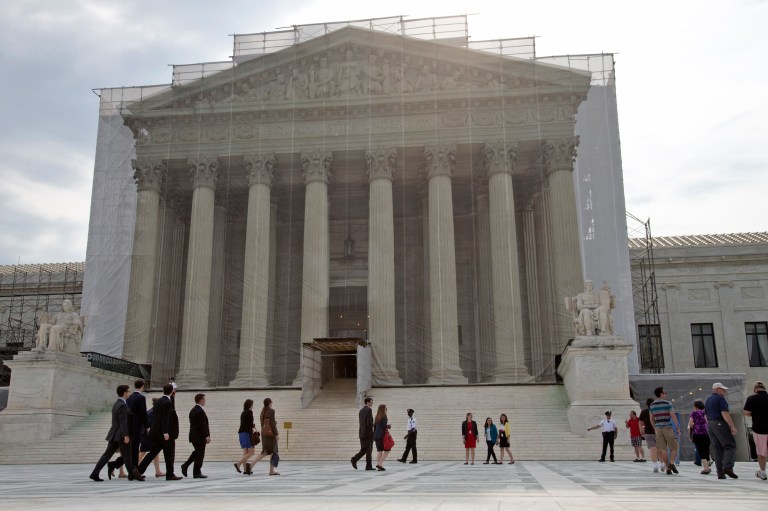 Supreme Court justices are expected to hear about 70 cases this term, which will run through June. (AP File)