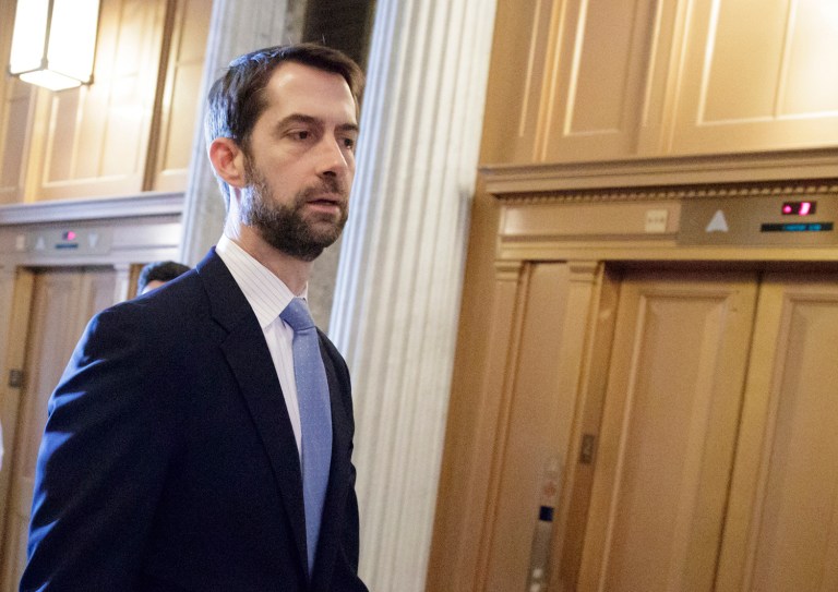 Sen. Tom Cotton, R-Ark., said in a statement that he 