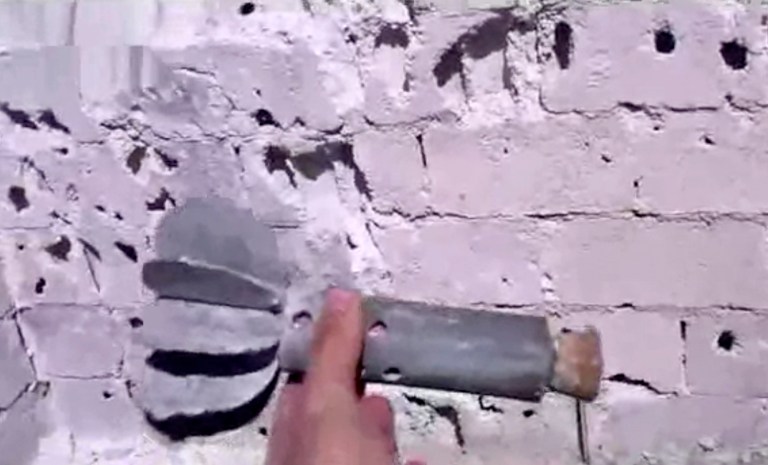   This image made from amateur video released by Shaam News Network and accessed Saturday, June 9, 2012, purports to show rocket fins and shrapnel damage after overnight fighting in Damascus, Syria. In Damascus, residents spoke about a night of shooting and explosions in the worst violence Syria's capital has seen since the uprising against President Bashar Assad's regime began 15 months ago.(AP Photo/Shaam News Network via AP video) THE ASSOCIATED PRESS CANNOT INDEPENDENTLY VERIFY THE CONTENT, DATE, LOCATION OR AUTHENTICITY OF THIS MATERIAL  