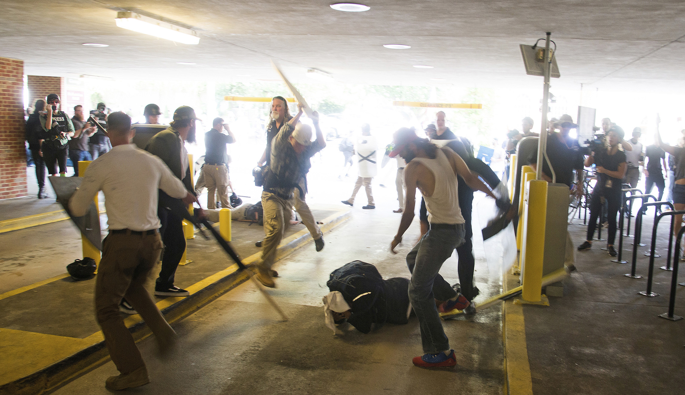 African-American man who was attacked by white supremacists in Charlottesville now faces felony charges