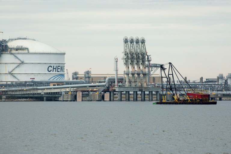 Before companies can begin new liquefied natural gas projects (gas is transported in liquid form), they must submit an application to the U.S. Department of Energy. (F. Carter Smith/Bloomberg)