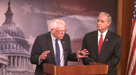 VIDEO: Bernie Sanders and Jeff Miller unveil Veterans Affairs plan
