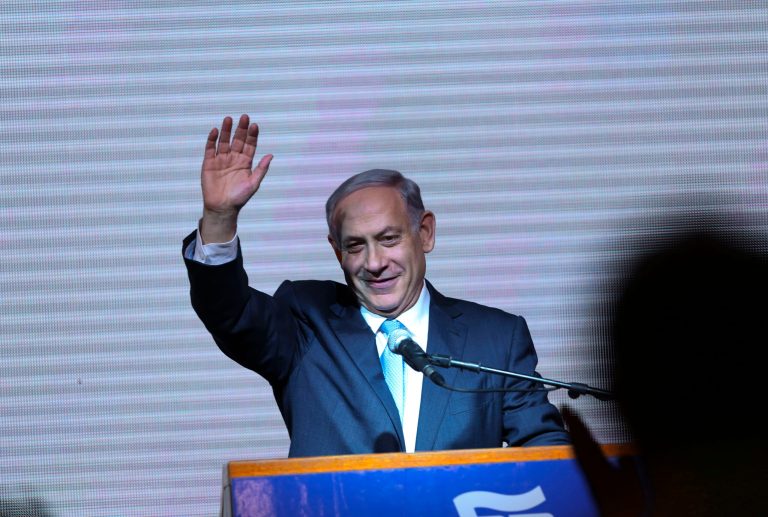 Netanyahu's remarks were taken to mean that he had abandoned the idea of a Palestinian state altogether. [AP Photo