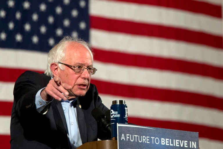 The Vermont senator won seven of the eight primaries and caucuses leading up to Wyoming (AP Photo/Mary Altaffer)