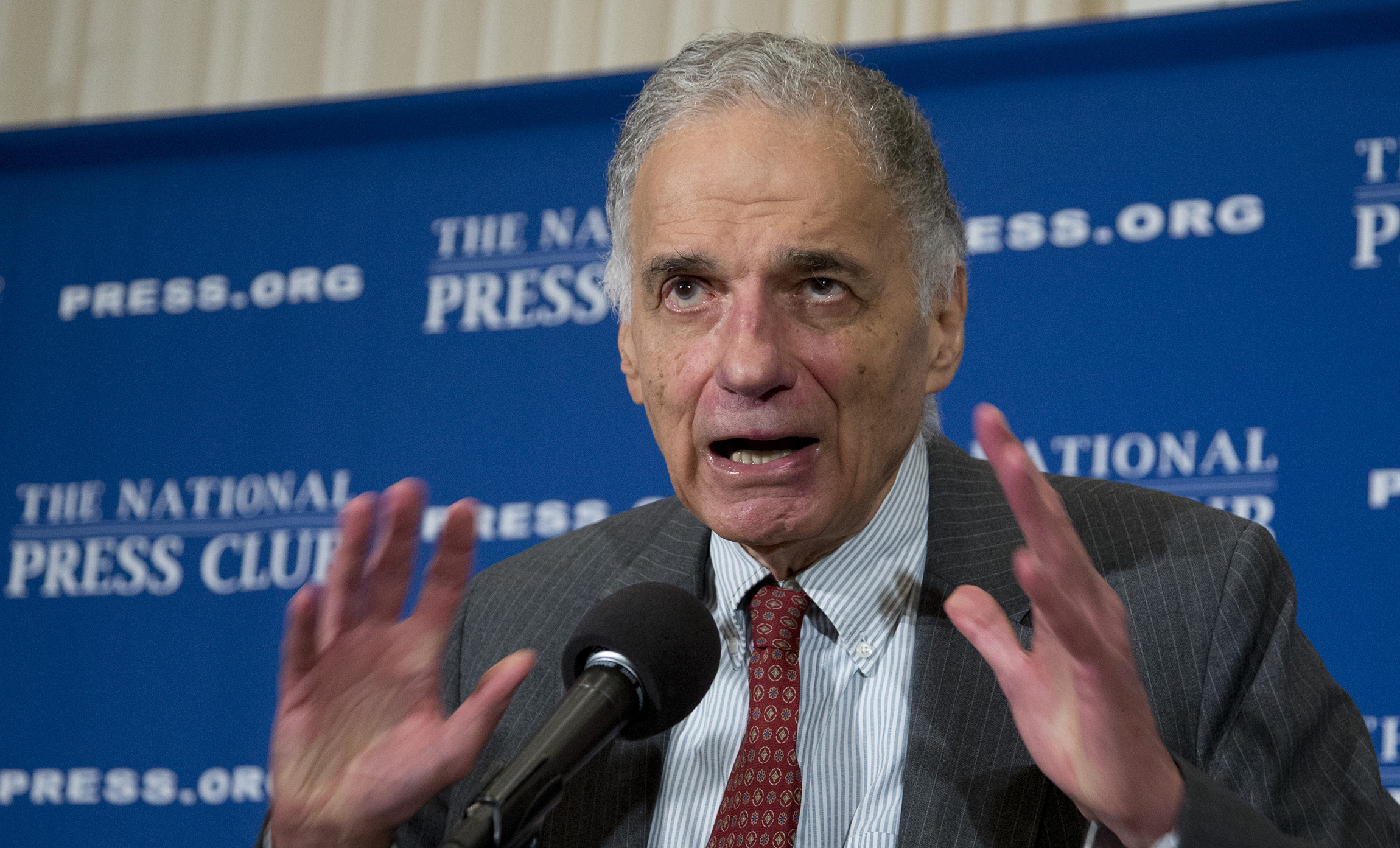Ralph Nader gives Clinton, Trump failing grades