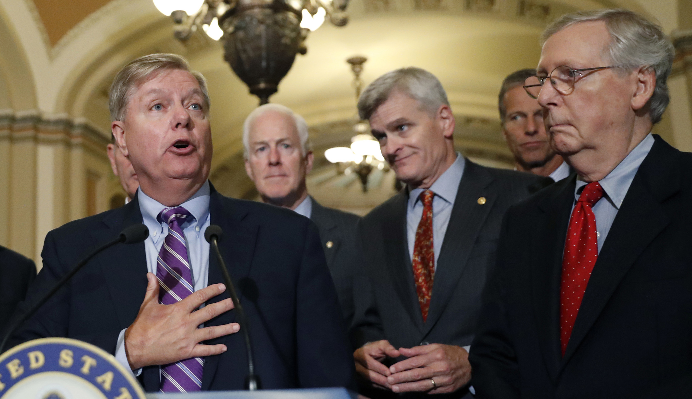 Republicans renew commitment to repeal Obamacare after Trump order