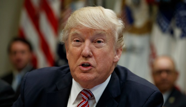 President Trump on Friday pressed Republican senators who are withholding support for the GOP's Obamacare reform bill to support the bill and get it passed quickly. (AP Photo/Evan Vucci, File)