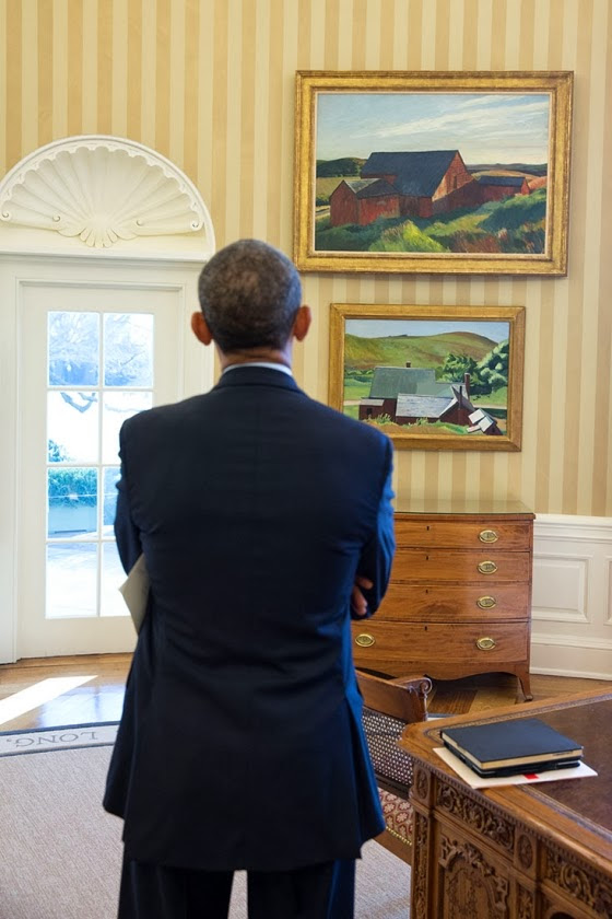 Oval Office Swap: Emancipation Proclamation for Farm Paintings
