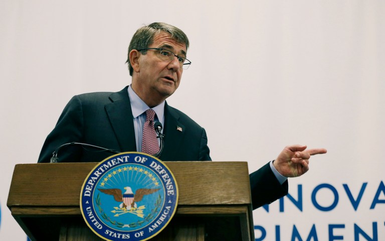 Defense Secretary Ash Carter will visit a military entrance processing station on Thursday to continue his push to modernize the system that brings troops into the service. (AP Photo/Elise Amendola)