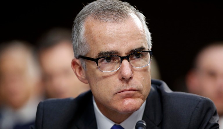 President Trump had invited the Federal Bureau of Investigation's deputy director, Andrew McCabe, to the White House to get to know him better, just after Trump fired former FBI Director James Comey. Trump then asked McCabe about who he voted for in the presidential election. (AP Photo/Alex Brandon)